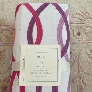 Pottery Barn Lucy crib skirt